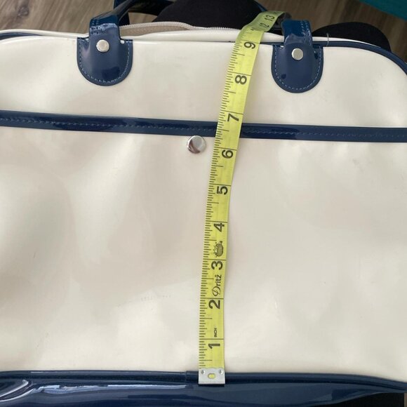 Y2K blue and white mini bowler bag - Picture 8 of 8